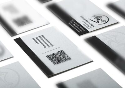 Visitenkarten Design Erstellung für Baumeister Ing. Stefan Hipfel