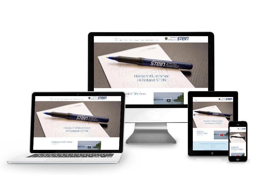 Webseiten Erstellung für Notar Stein
