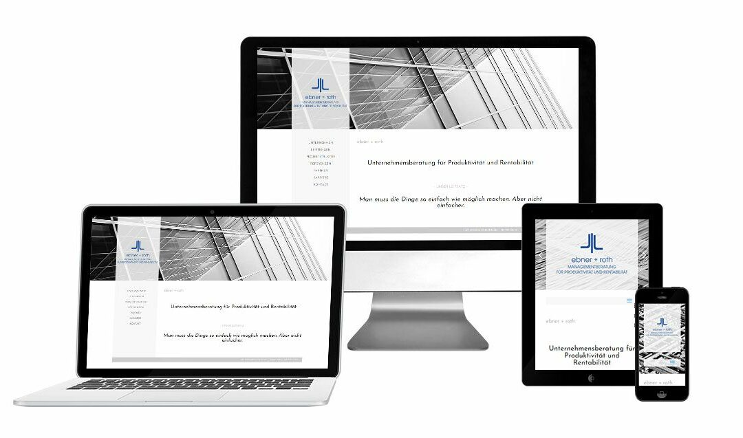 Webseiten Erstellung für ebner + roth
