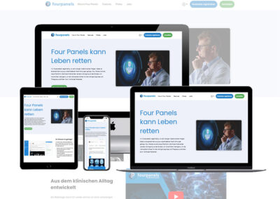 Webseiten Erstellung Four Panels GmbH