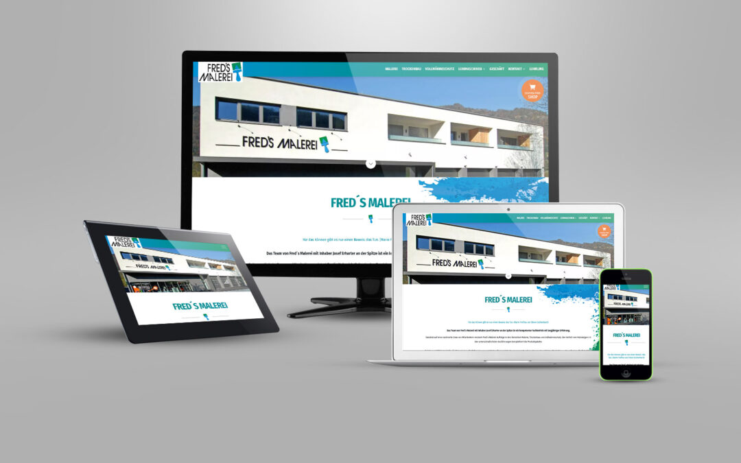 Webdesign Fred’s Malerei