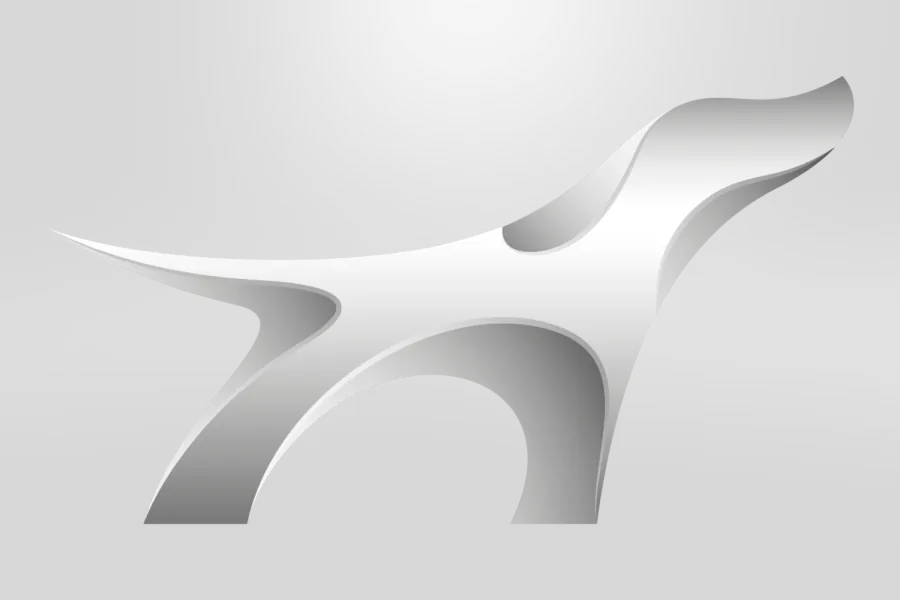 Referenz Logo Die Hundegurus: Gestaltung als Druckansicht