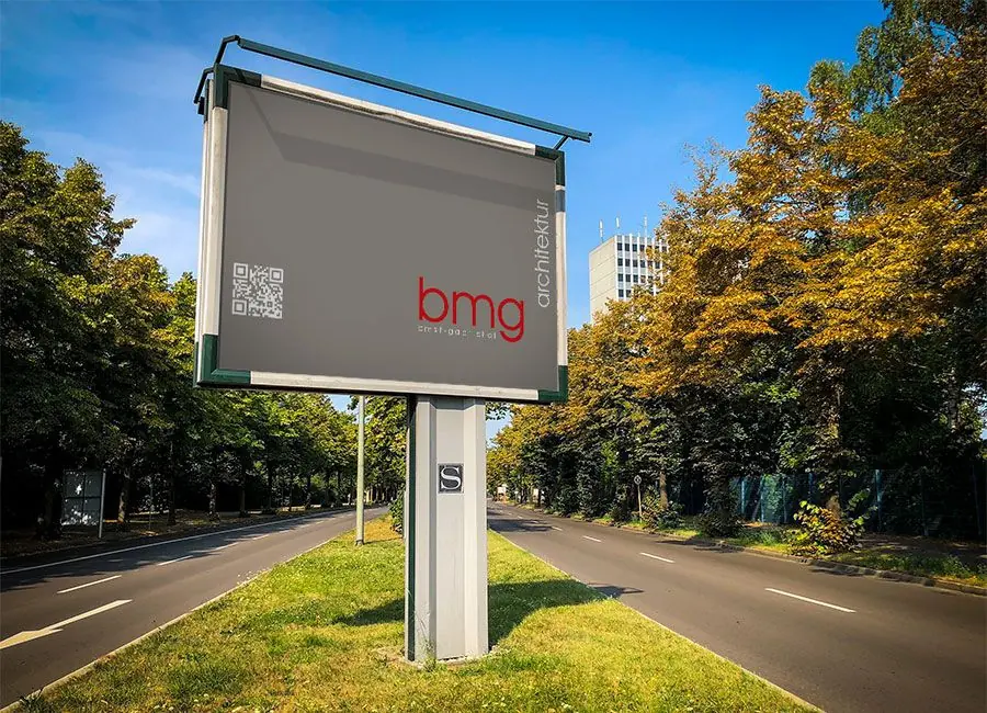 Referenz Werbebanner Baumeister Gabriel: Gestaltung als Druckansicht