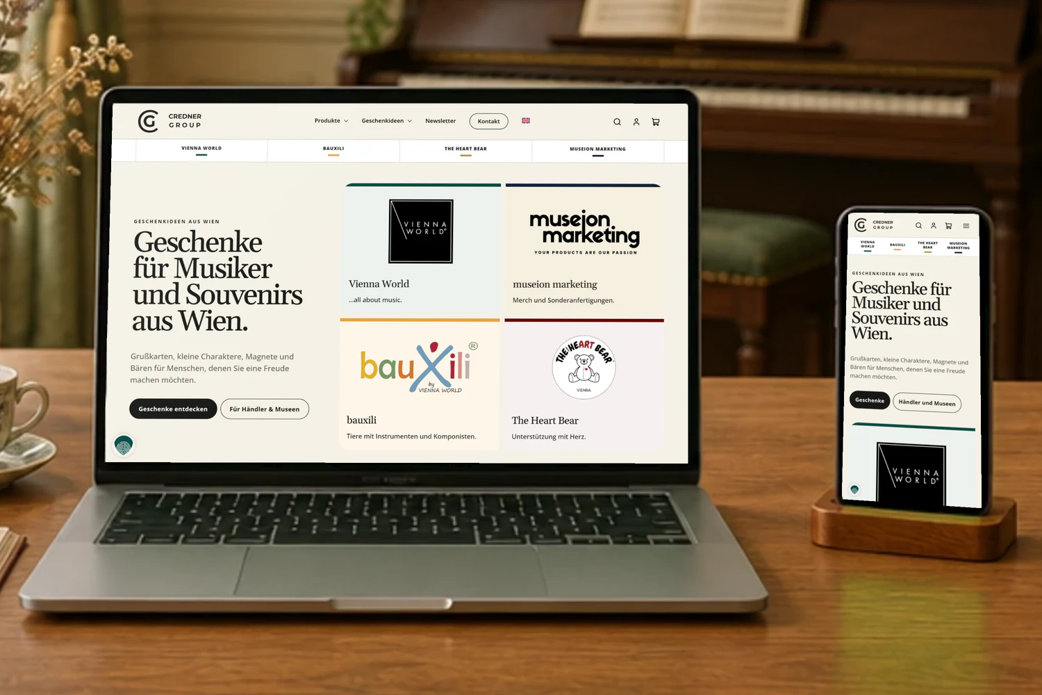 Referenz Webseite, Android und Apple App für klyro: Projektansicht