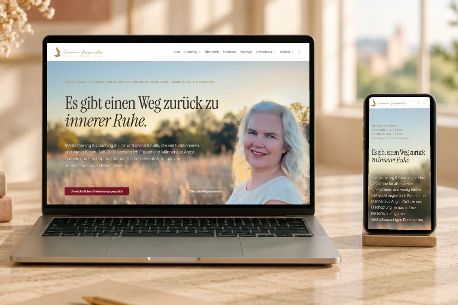 Referenz Webseite, Android und Apple App für klyro: Projektansicht